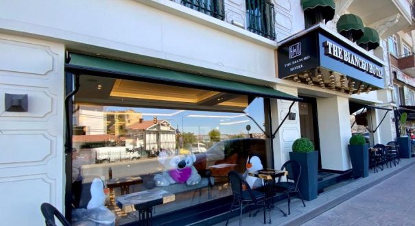 نمای بیرون هتل بیانچو